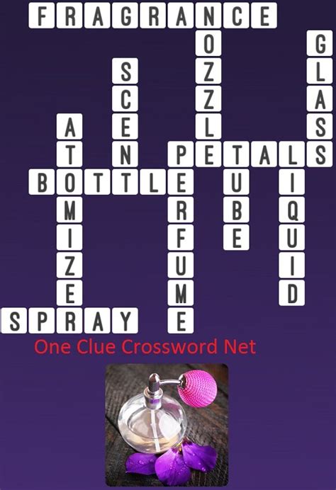 perfume container crossword clue.